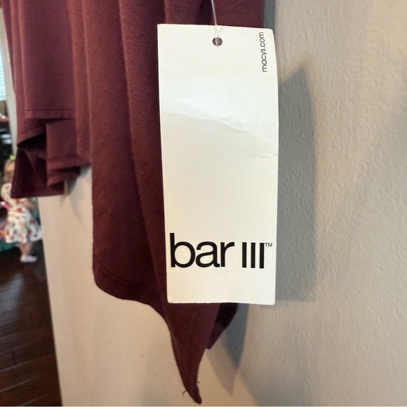 Bar 111 NWT “Myrtle Beach” “Vineyard Wine” flowy blouse size medium Made in USA. - Picture 9 of 9